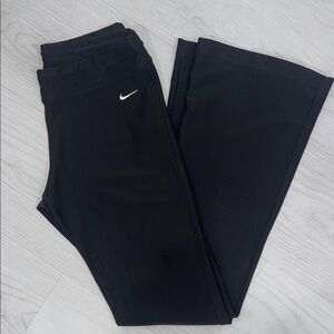 Nike Charcoal Gray Athletic Pants Wide Leg
